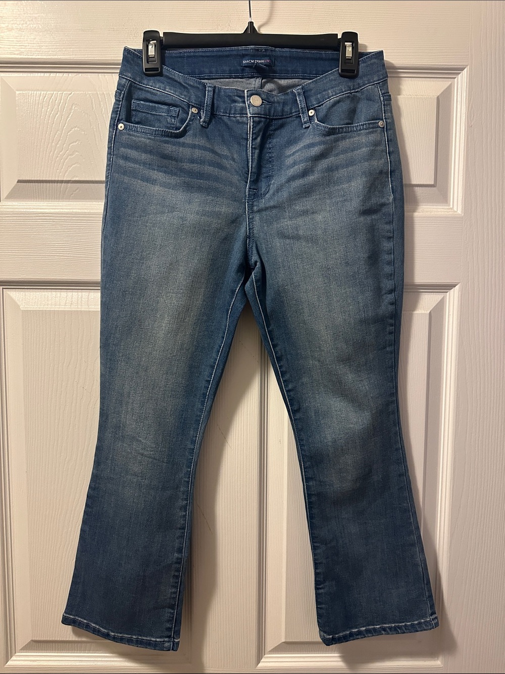 Women's Isaac Mizrahi Live! True Denim Kick Flare Jeans - Size 6P